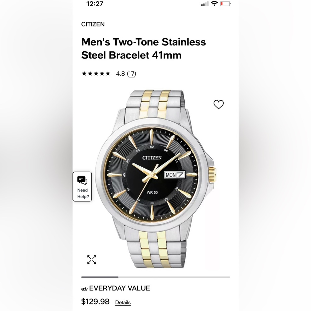 Brand new citizen watch